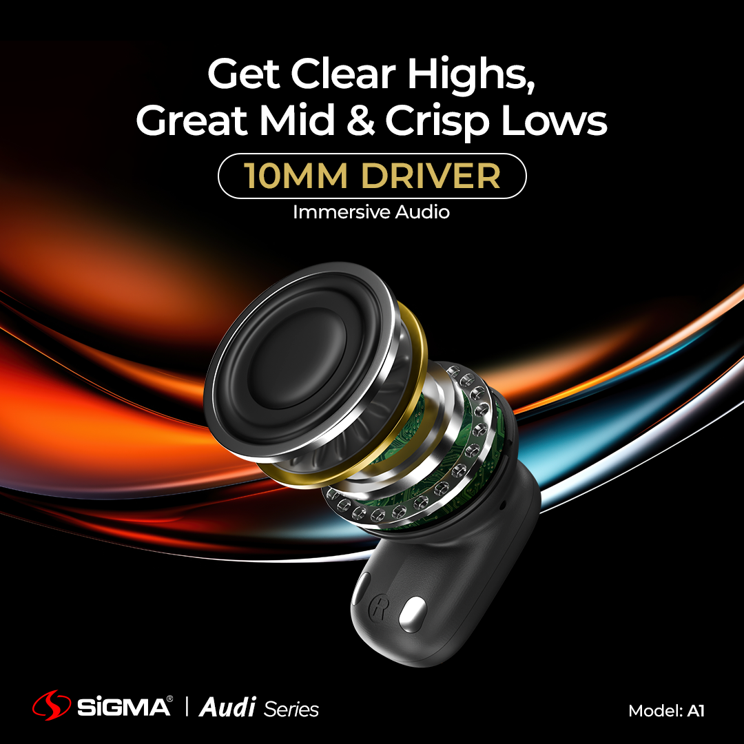 SiGMA A-1 Wireless Earbuds ANC+ENC