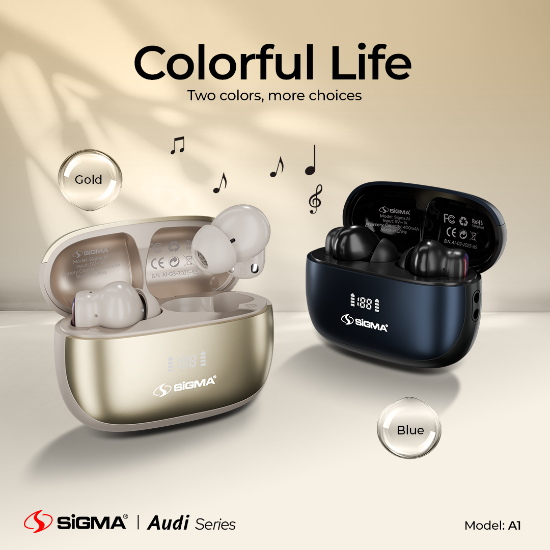 SiGMA A-1 Wireless Earbuds ANC+ENC
