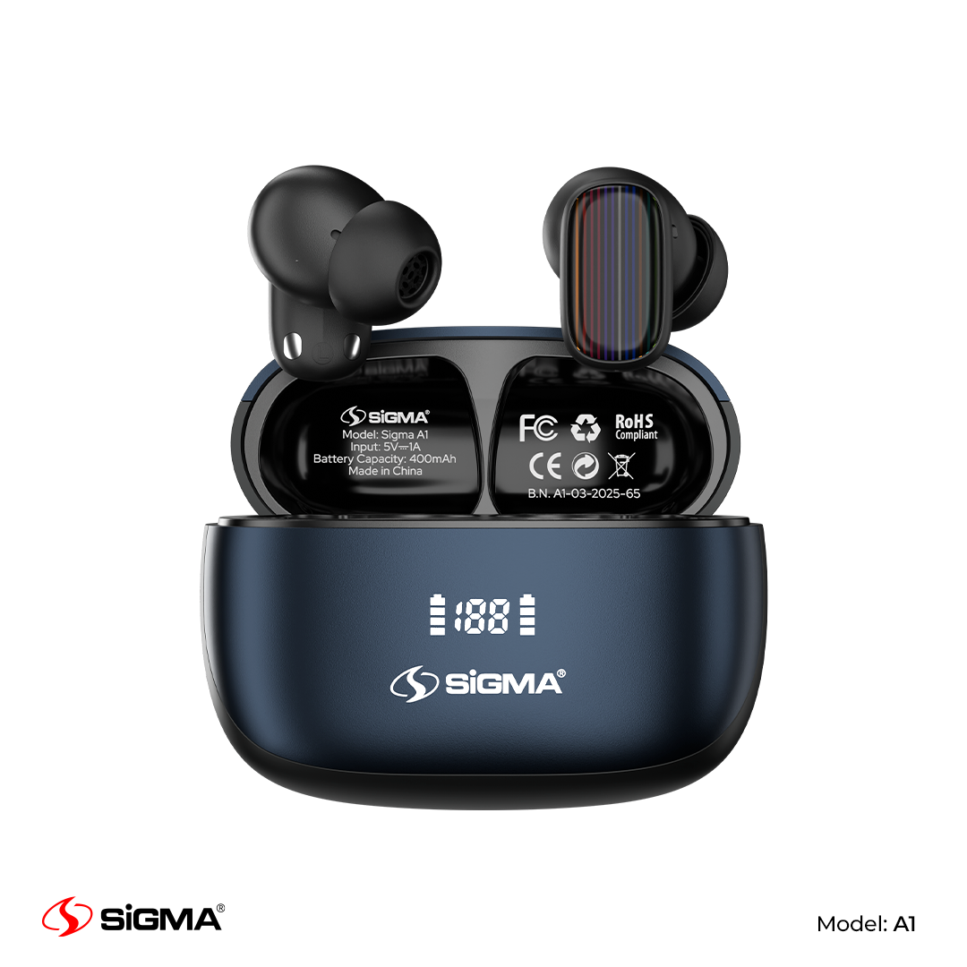 SiGMA A-1 Wireless Earbuds ANC+ENC