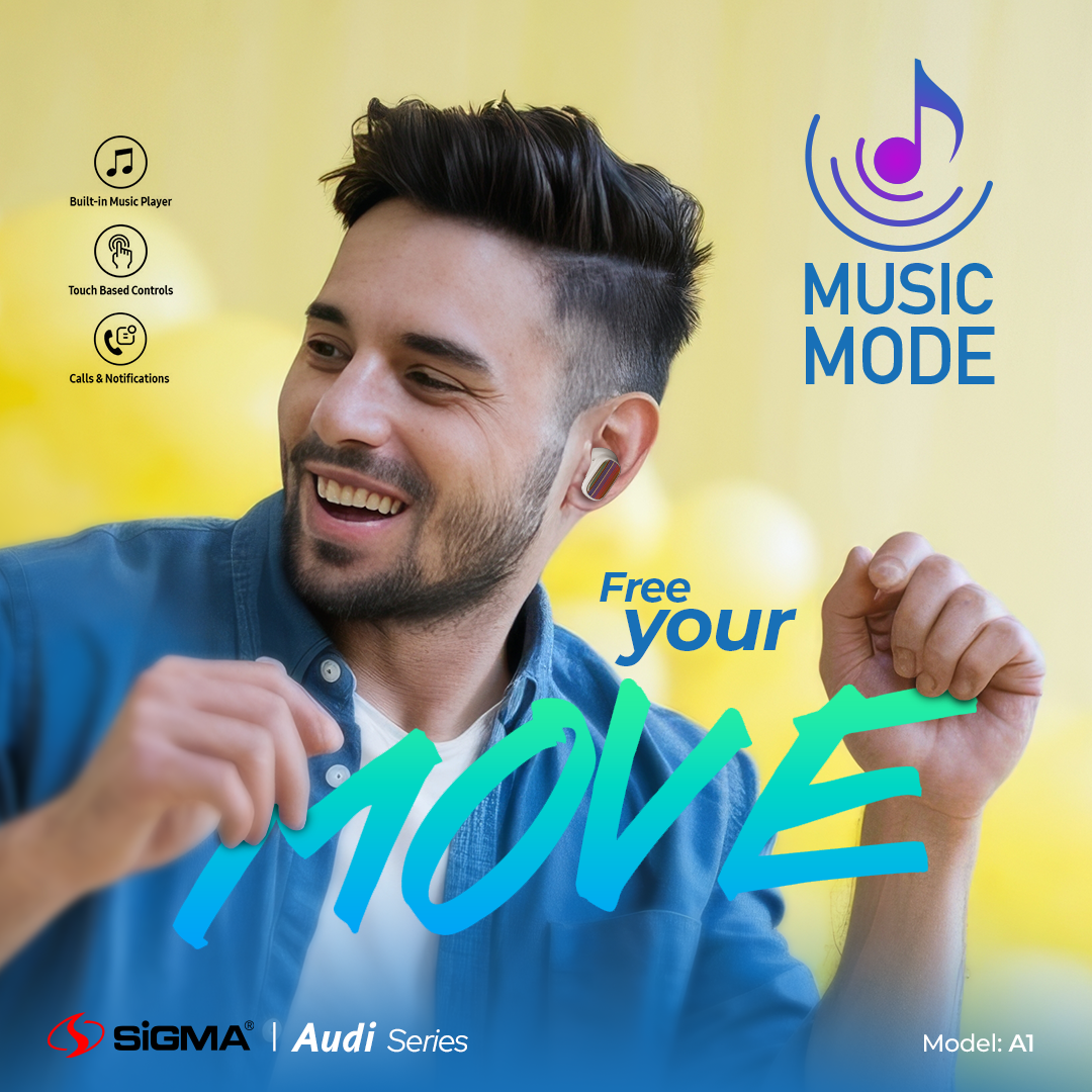 SiGMA A-1 Wireless Earbuds ANC+ENC