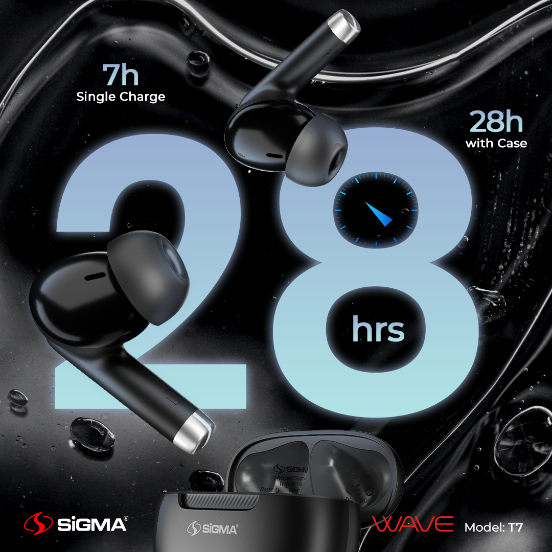 SIGMA TWS (T7) EARBUDS ENC