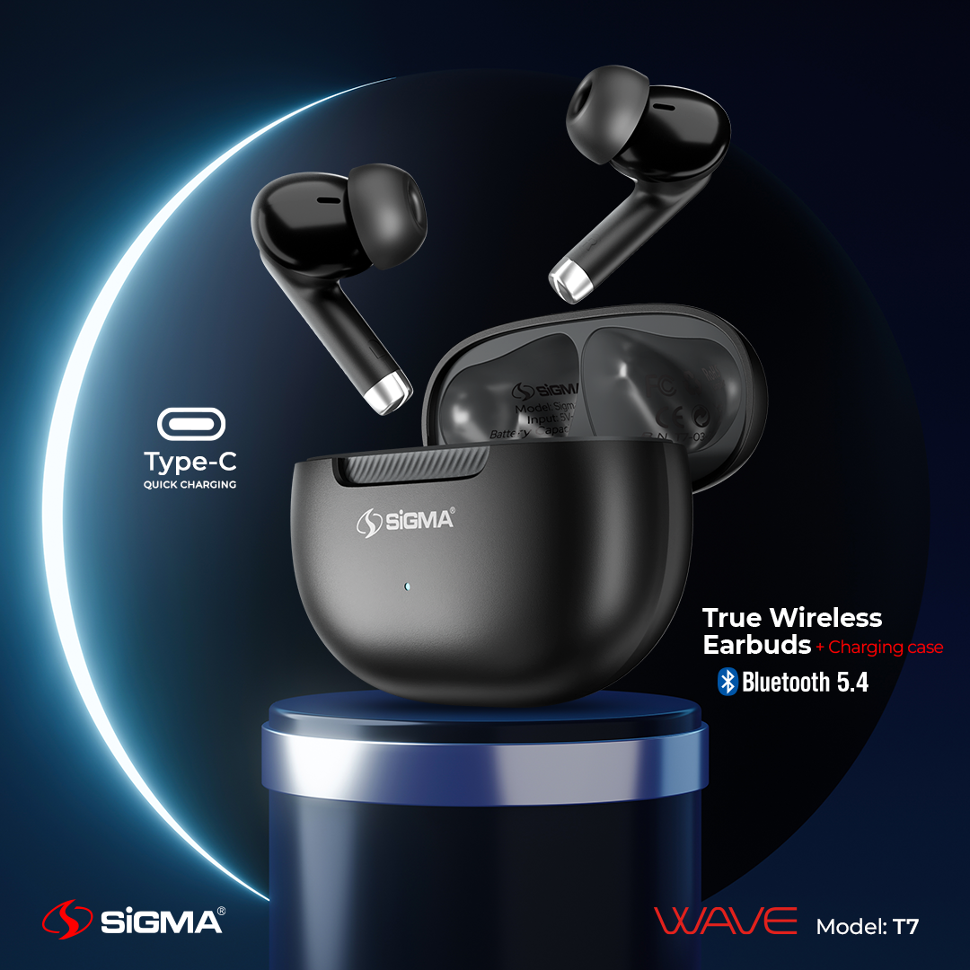 SIGMA TWS (T7) EARBUDS ENC