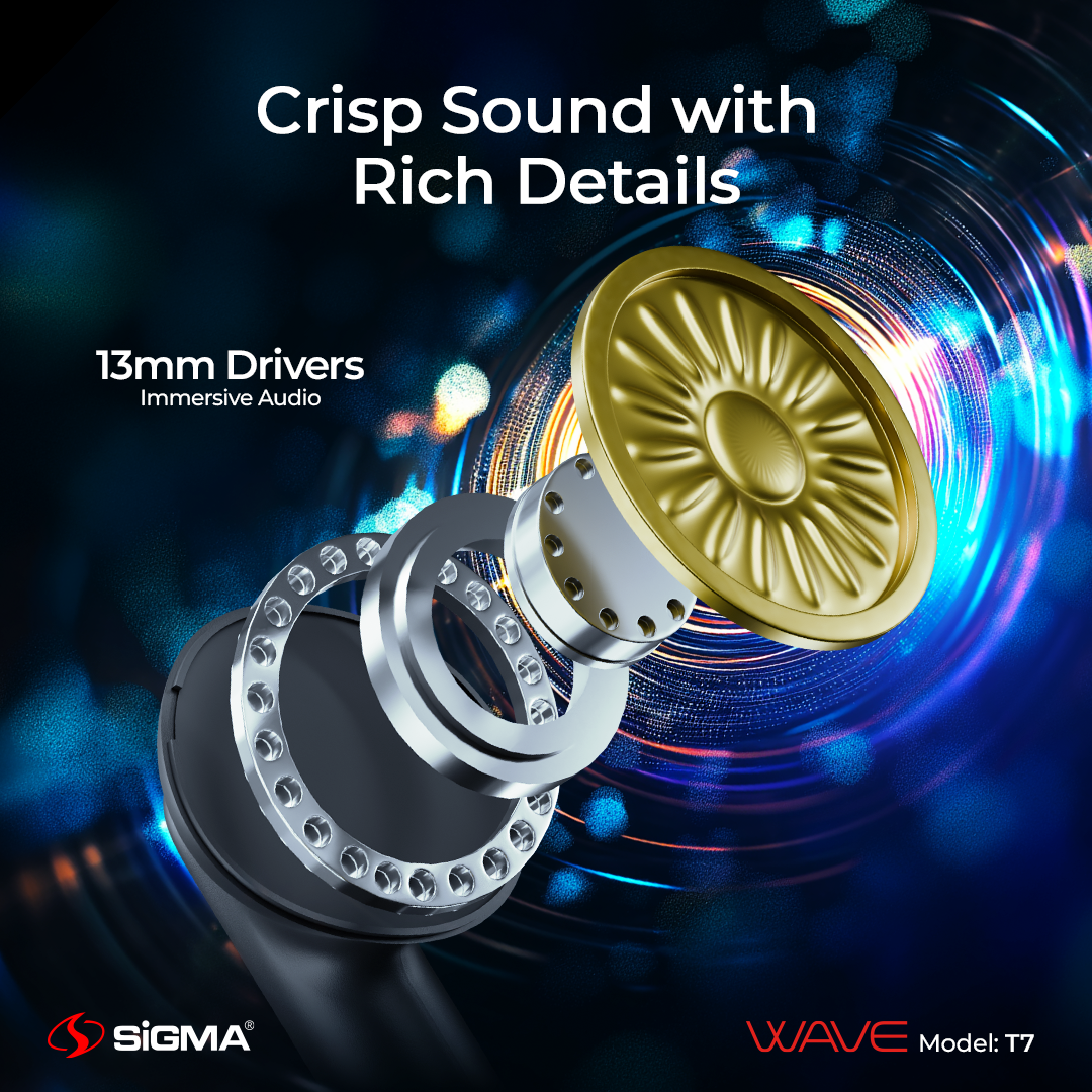 SIGMA TWS (T7) EARBUDS ENC