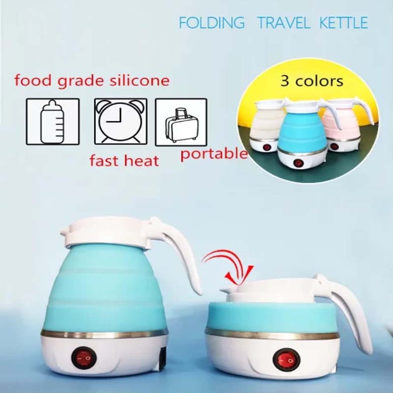 Foldable Silicone Electric Kettle 600W