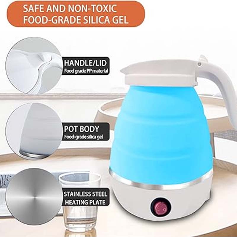 Foldable Silicone Electric Kettle 600W