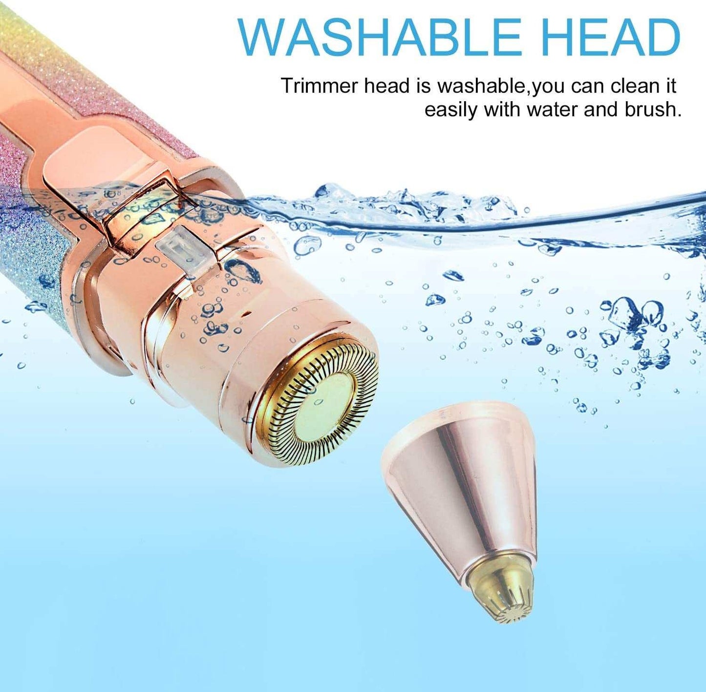 2 In 1 Eyebrow And Facial Hair Trimmer