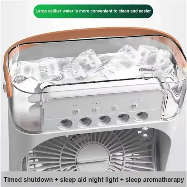 Mini Air Cooler Fan 3 Speed Portable USB Cooler for Home Office