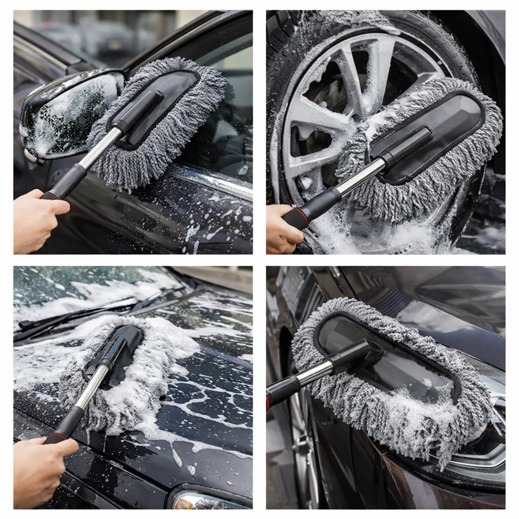 Microfiber Extendable Scratch-Free Car Duster