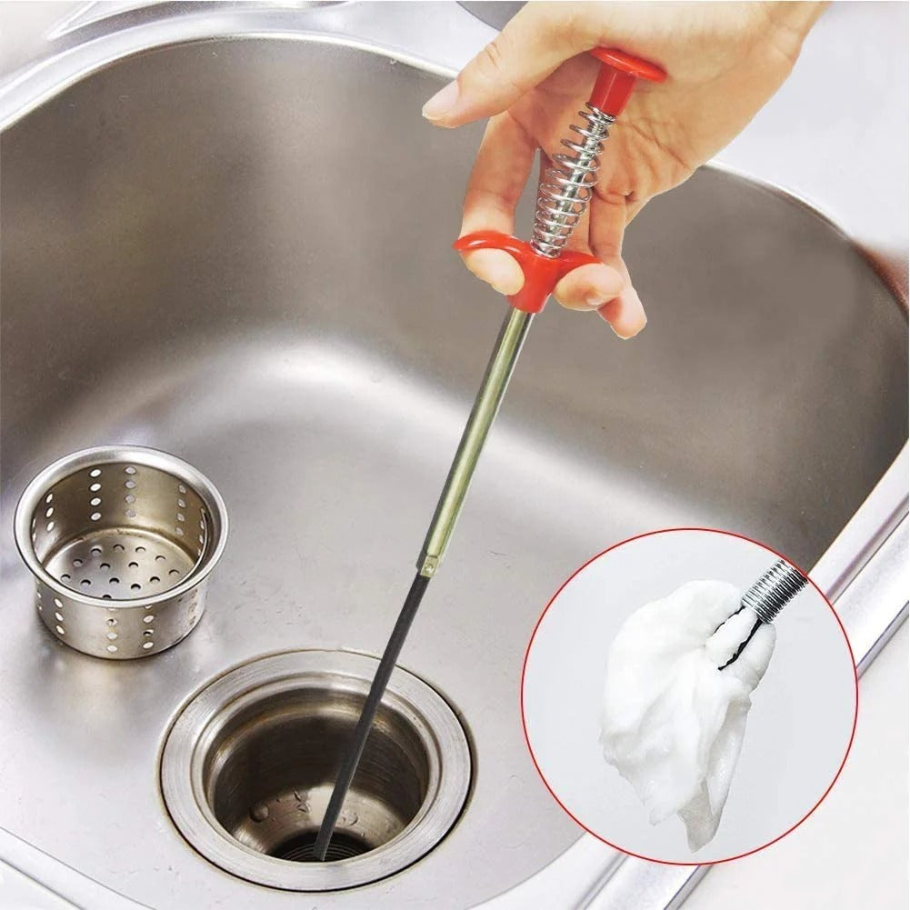 Flexible Drain Cleaning Grabber Tool