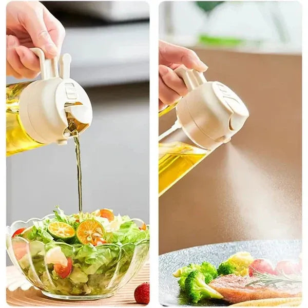 2 in 1 Oil Bottle
